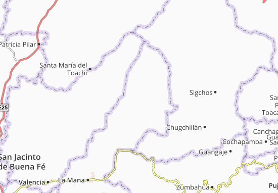 Karte Stadtplan Pucayacu