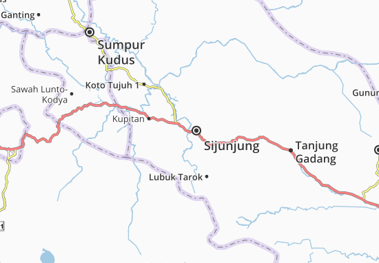 Karte Stadtplan Sijunjung
