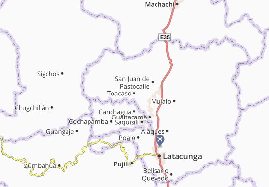 Kaart Plattegrond Toacaso