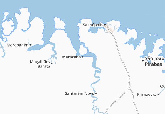 Kaart Plattegrond Maracanã