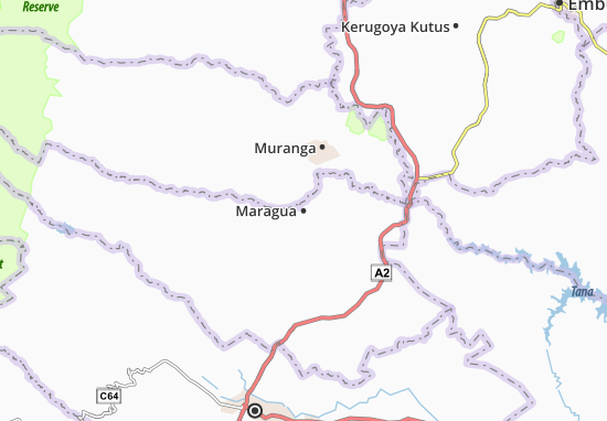 Kaart Plattegrond Maragua