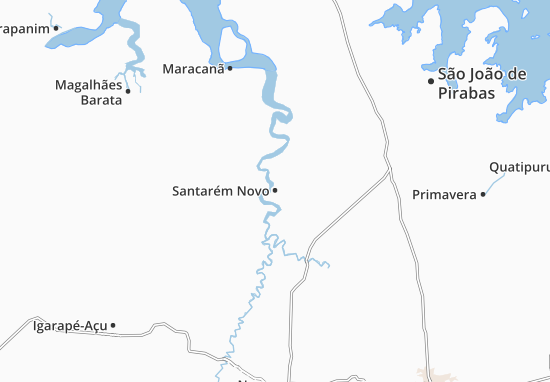 Santarém Novo Map