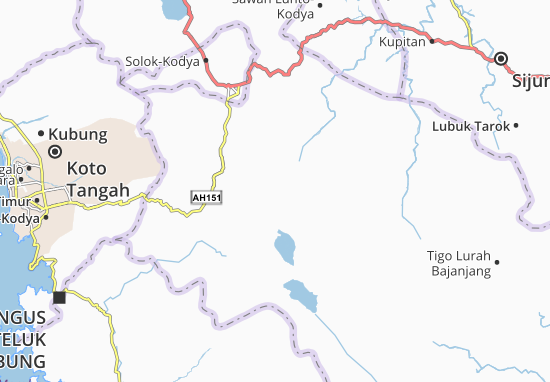 Kaart Plattegrond Lembang Jaya