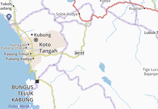 Kaart Plattegrond Lubuk Kilangan