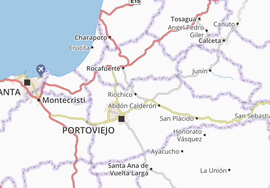 Kaart Plattegrond Riochico