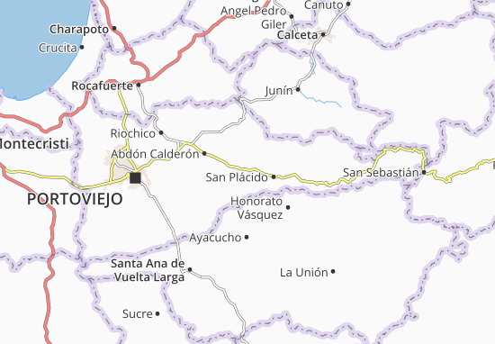 Karte Stadtplan Alhajuela