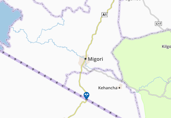 Mapa Migori
