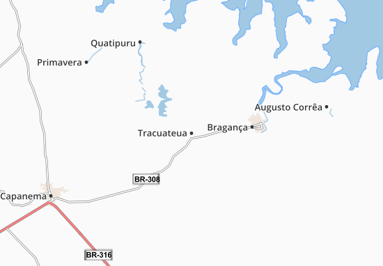 Kaart Plattegrond Tracuateua