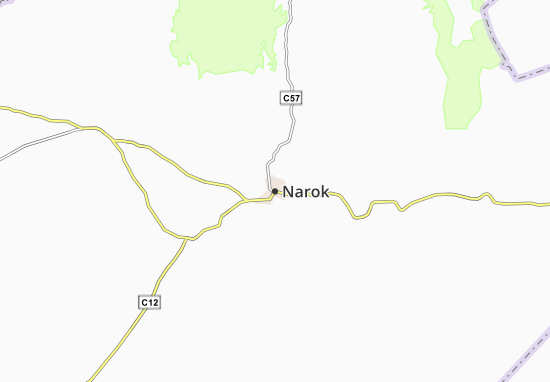 Karte Stadtplan Narok