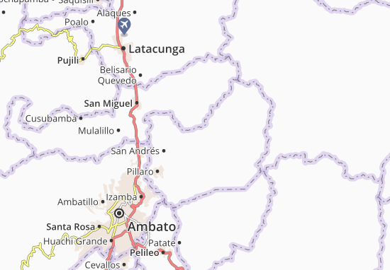 Karte Stadtplan San José de Poalo