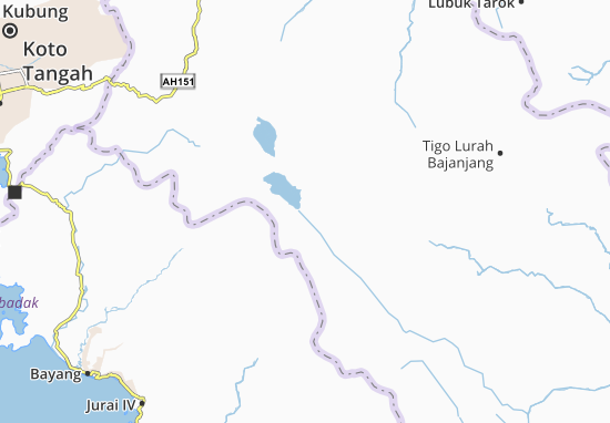 Kaart Plattegrond Lembah Gumanti