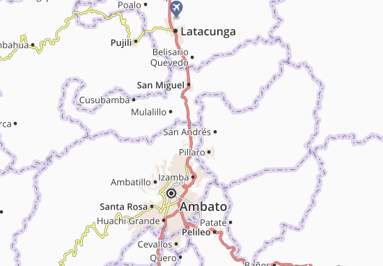Karte Stadtplan Cunchibamba