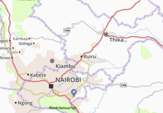 Ruiru Map