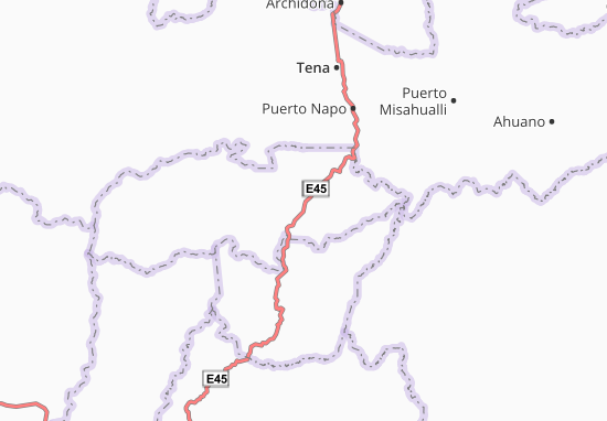 Mapa Puerto Carlos Julio Arosemena Tola