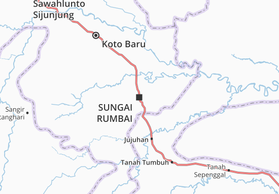 Kaart Plattegrond Sungai Rumbai