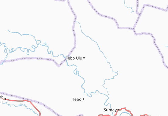 Karte Stadtplan Tebo Ulu