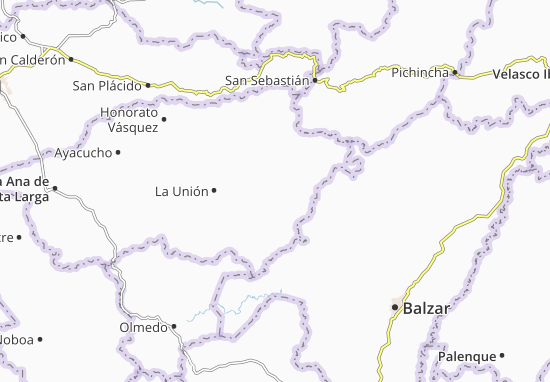 Karte Stadtplan Pueblo Nuevo