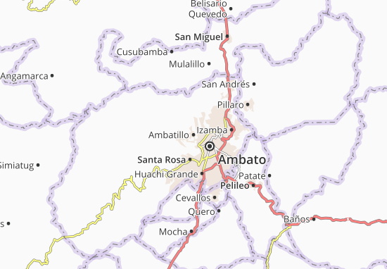 Karte Stadtplan Ambatillo