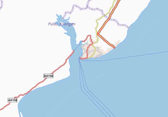 Karte Stadtplan Balikpapan