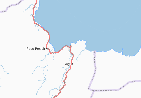 Poso Kota Map