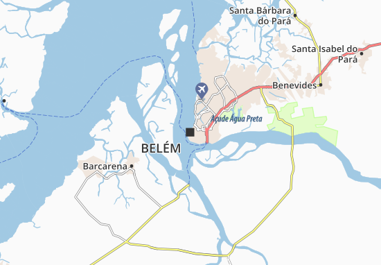 Kaart Plattegrond Belém