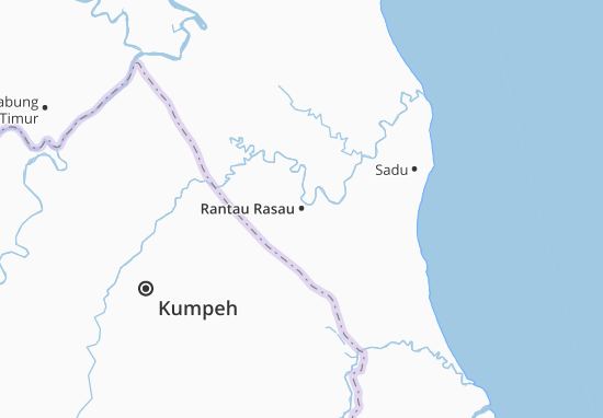 Mapa Rantau Rasau