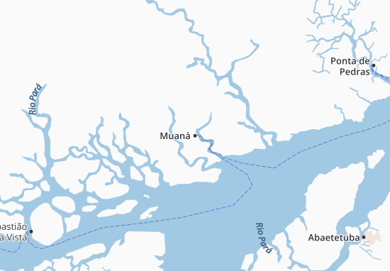 Karte Stadtplan Muaná