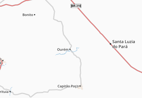 Mapa Ourém