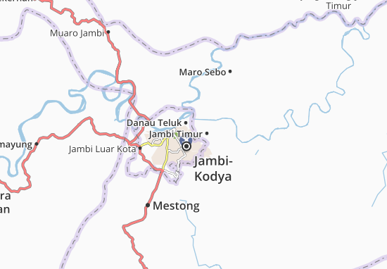 Kaart Plattegrond Pasar Jambi