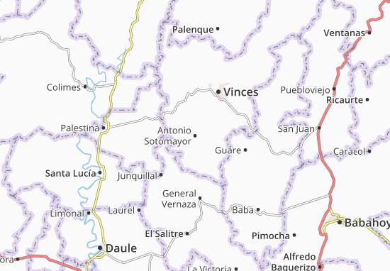 Karte Stadtplan Antonio Sotomayor