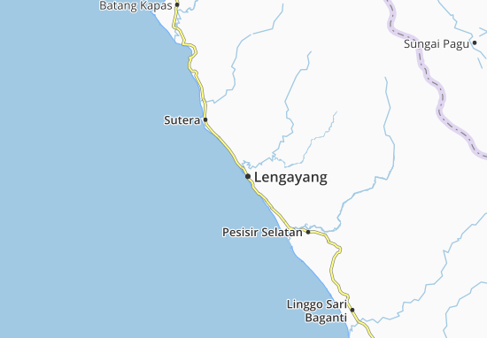 Karte Stadtplan Lengayang