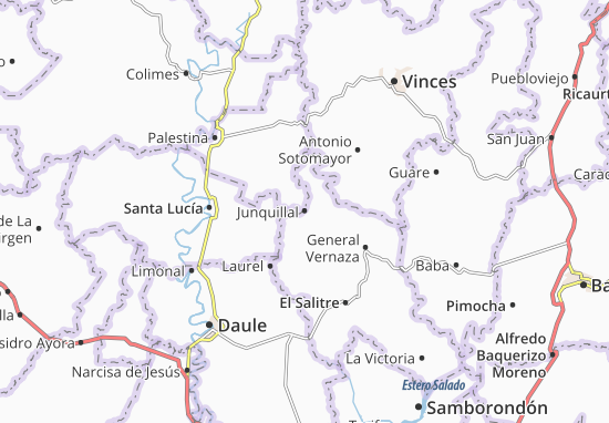 Karte Stadtplan Junquillal