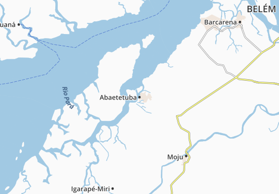 Mapa Abaetetuba