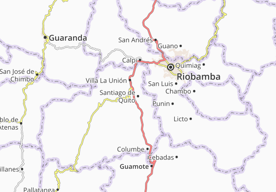Mapa Santiago de Quito