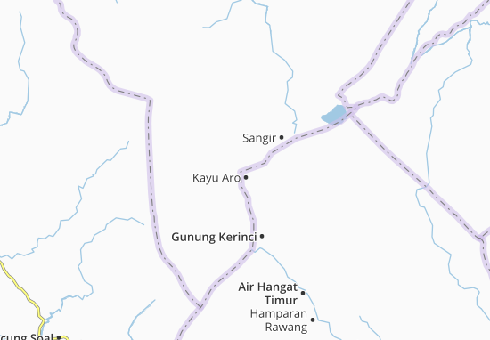 Kaart Plattegrond Kayu Aro