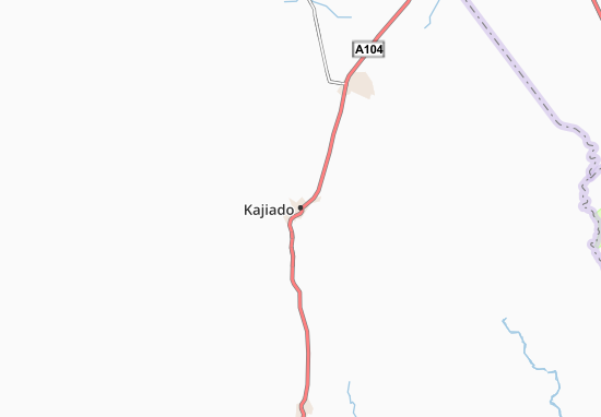 Kaart Plattegrond Kajiado