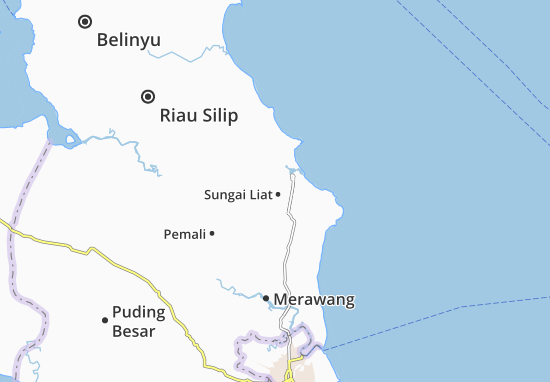 Karte Stadtplan Sungai Liat