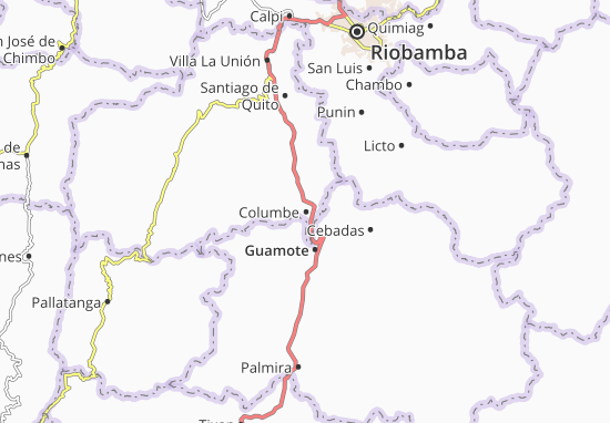 Mapa Columbe