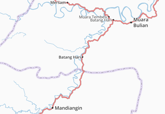 Carte-Plan Batang Hari