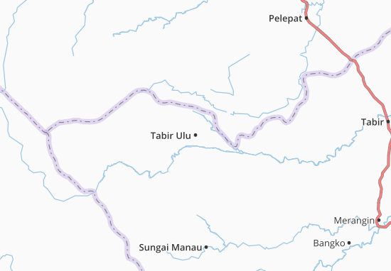 Kaart Plattegrond Tabir Ulu