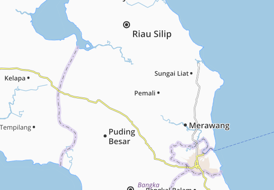 Karte Stadtplan Bangka