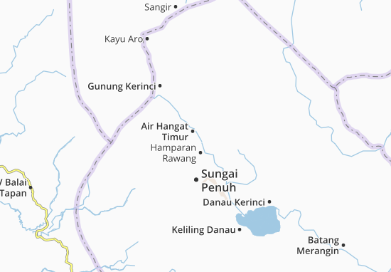 Kaart Plattegrond Air Hangat Timur