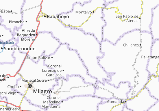Karte Stadtplan Mata de Cacao