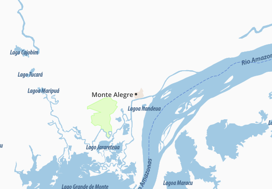 Monte Alegre Map