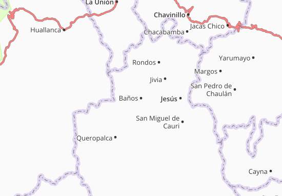 Karte Stadtplan Baños
