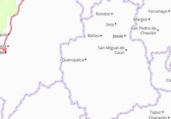 Kaart Plattegrond Queropalca