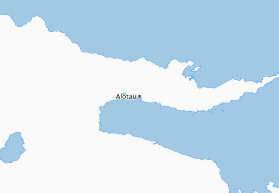 Kaart Plattegrond Alotau