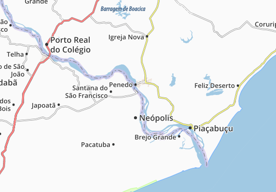 Kaart Plattegrond Neópolis