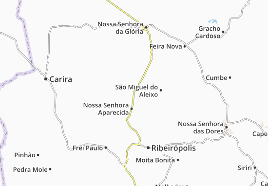 Kaart Plattegrond Nossa Senhora Aparecida