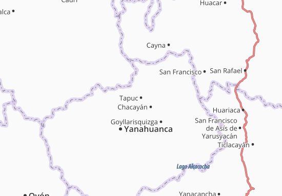 Kaart Plattegrond Tapuc